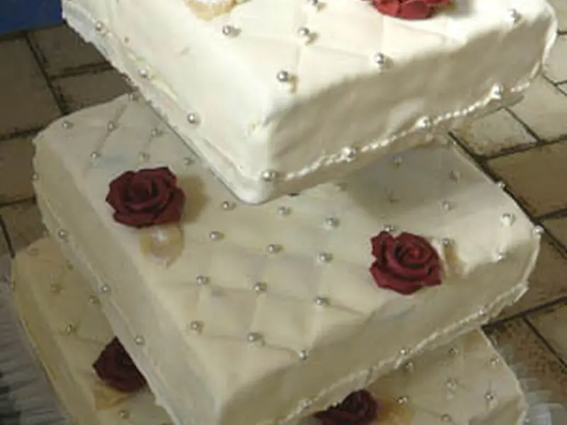 Hochzeitstorte Dreistöckig